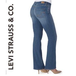 Levi Strauss Signature Jeans Mid Rise Bootcut Long